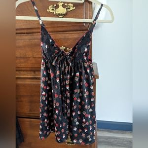 Victoria's Secret Chocolate Covered Strawberry Baby Doll Set